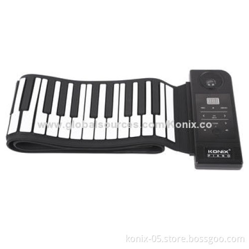 88 keys foldable roll up piano